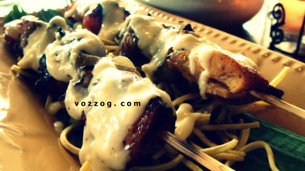 Persian Chicken Kebab With Garlic Sauce