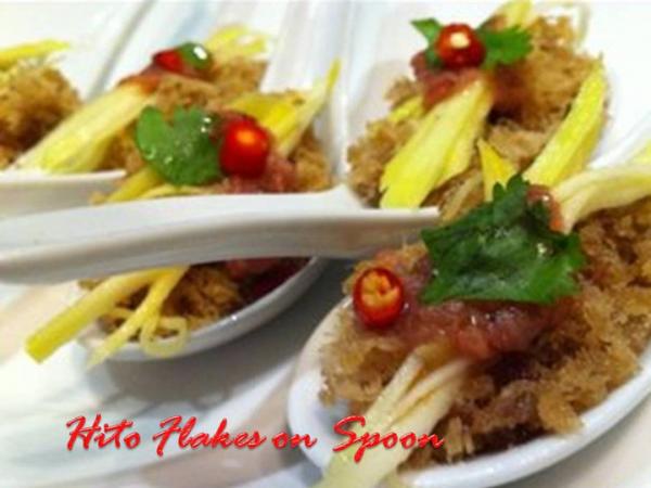 Hito Flakes On A Spoon