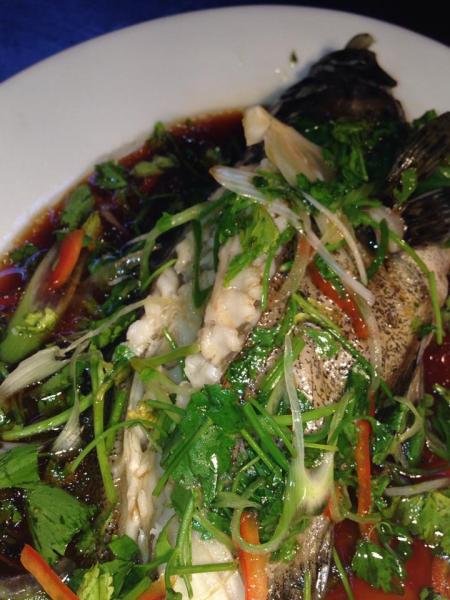 Steamed Lapu-lapu