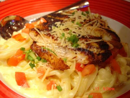 Blackened Chicken Alfredo
