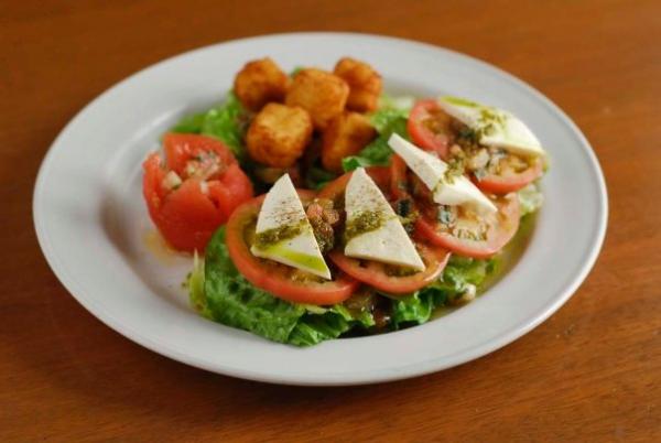 Tomato Kesong Puti Salad