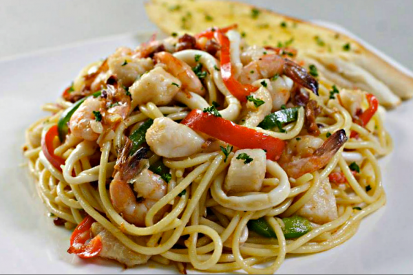 Baked Seafood X.O. Pasta