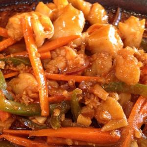 Shrimp & Fish Gambas